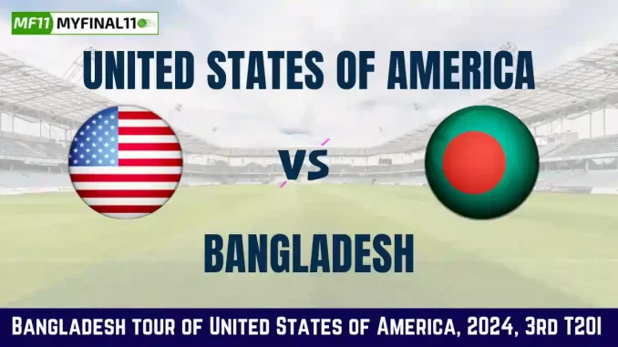 USA vs BAN Dream11 Prediction, 3rd T20I Match In-Depth Analysis, Venue Stats - Bangladesh tour of United States of America, 2024