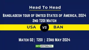 USA vs BAN player battle, Head to Head Stats, Records for 2nd T20I Match of Bangladesh tour of United States of America, 2024