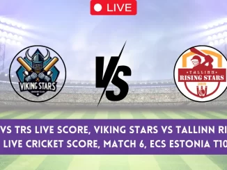 VKN vs TRS Live Score, Viking Stars vs Tallinn Rising Stars Live Cricket Score, Match 6, ECS Estonia T10, 2024