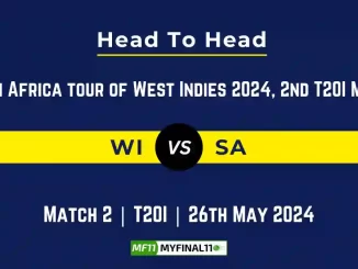 WI vs SA Head to Head, WI vs SA player records, WI vs SA player Battle, and WI vs SA Player Stats, WI vs SA Top Batsmen & Top Bowlers records for the upcoming match of the South Africa tour of West Indies 2024, 2nd T20I Match, which will see West Indies taking on South Africa, in this article, we will check out the player statistics, Furthermore, Top Batsmen and top Bowlers, player records, and player records, including their head-to-head records