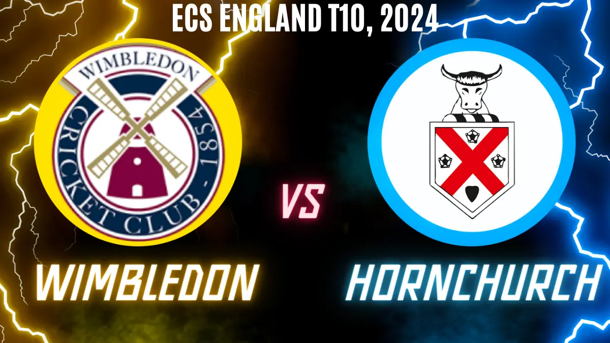 WIM vs HOR Player Battle/Record, Player Stats - Wimbledon (WIM) played against Hornchurch (HOR) in the 19th Match ECS England T10, 2024 tournament at Raynes Park Sports Ground, Wimbledon on May 30, 2024, at 8:45 PM.