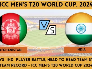AFG vs IND Player Battle, Head to Head Team Stats, Team Record - ICC Men's T20 World Cup 2024