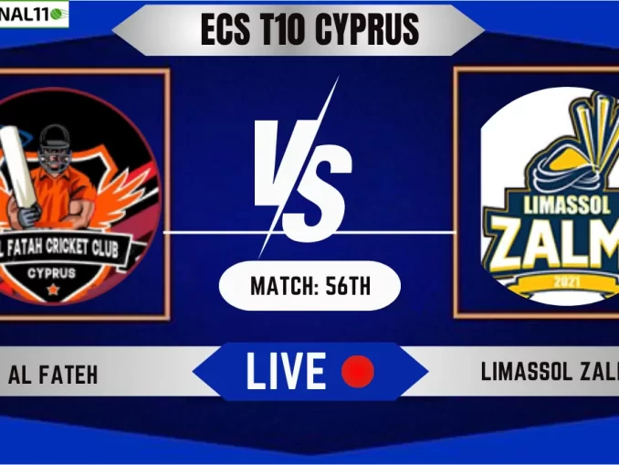 AFT vs LIZ Live Score, ECS T10 Cyprus, 2024, Al Fateh vs Limassol Zalmi Live Cricket Score & Commentary - 56th Match