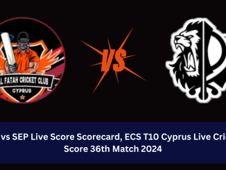 AFT vs SEP Live Score: The upcoming match between Al Fateh (AFT) vs Sher-e-Punjab (SEP) at the ECS T10 Cyprus, 2024