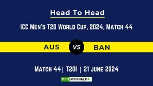 AUS vs BAN Player Battle, Head to Head Team Stats, Team Record - ICC Men's T20 World Cup 2024