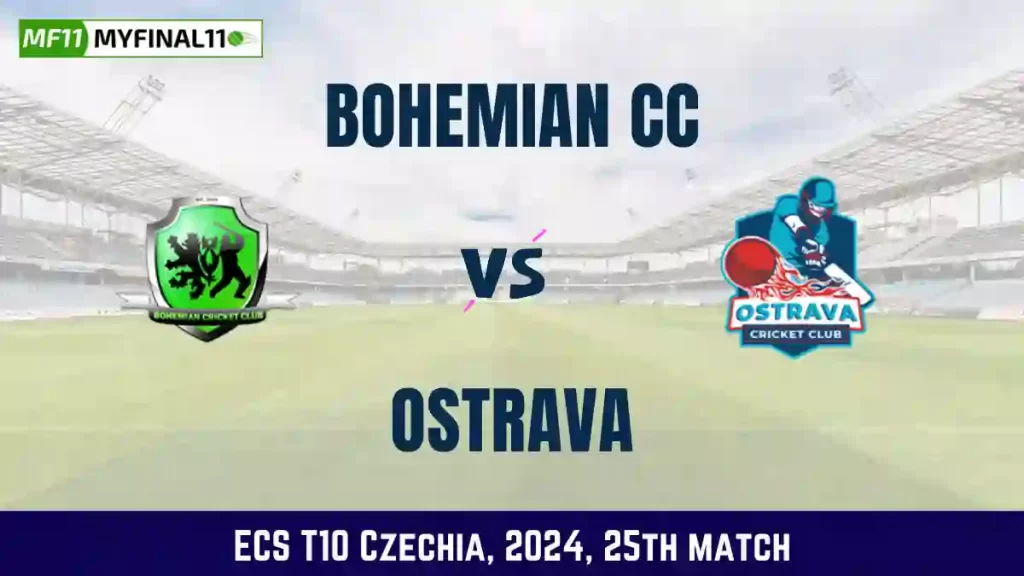 BCC vs OST Dream11 Prediction, Pitch Report, and Player Stats, 25th Match, ECS T10 Czechia, 2024