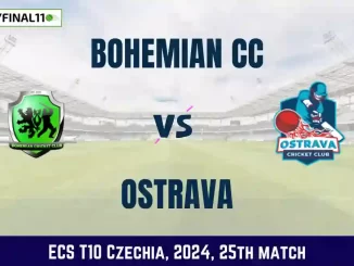 BCC vs OST Dream11 Prediction, Pitch Report, and Player Stats, 25th Match, ECS T10 Czechia, 2024