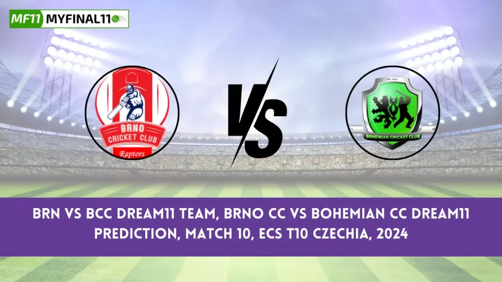 BRN vs BCC Dream11 Prediction Today Match: Find out the Dream11 team prediction for the Brno (BRN) and Bohemian (BCC)