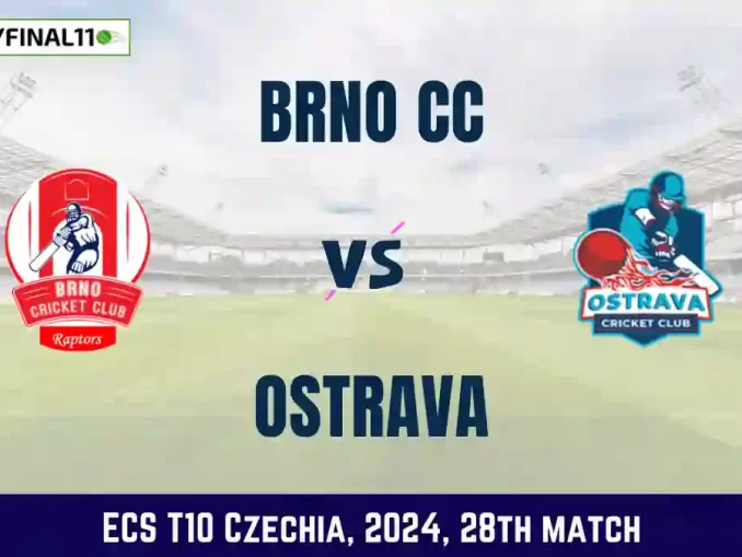 BRN vs OST Dream11 Prediction, Pitch Report, and Player Stats, 28th Match, ECS T10 Czechia, 2024