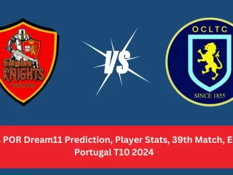 CK vs POR Dream11 Prediction Coimbra Knights vs Porto Wanderers Dream11 CK vs POR Player Stats: Coimbra Knights (CK) and Porto Wanderers (POR)