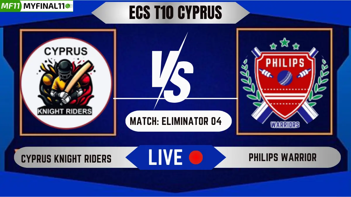 CKR vs PLP Live Score, ECS T10 Cyprus, 2024, Cyprus Knight Riders vs Philips Warrior Live Cricket Score & Commentary - Eliminator 4CKR vs PLP Live Score, ECS T10 Cyprus, 2024, Cyprus Knight Riders vs Philips Warrior Live Cricket Score & Commentary - Eliminator 4