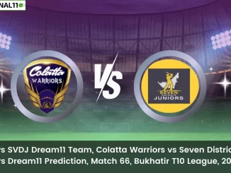 CLW vs SVDJ Dream11 Team, Colatta Warriors vs Seven Districts Juniors Dream11 Prediction, Match 66, Bukhatir T10 League, 2024