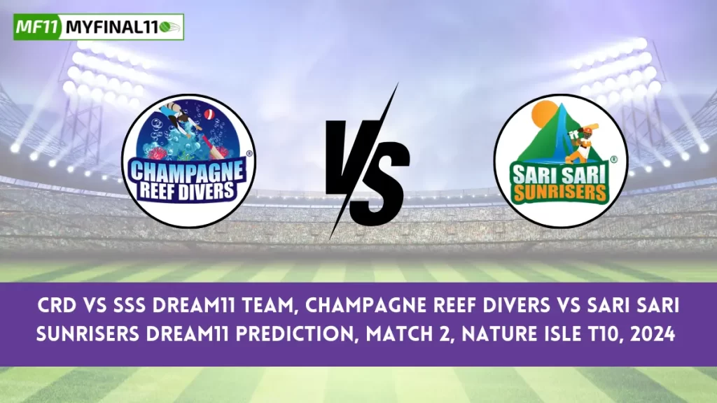Get the CRD vs SSS Dream11 Prediction for the 2nd match of West Indies T10 Nature Isle. Find out the CRD vs SSS Dream11 Team and Playing 11 in this article.