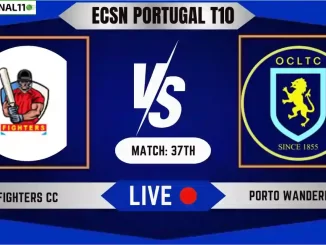FIG vs POR Live Score, ECSN Portugal T10 2024, Fighters CC vs Porto Wanderers Live Cricket Score & Commentary - Match 37