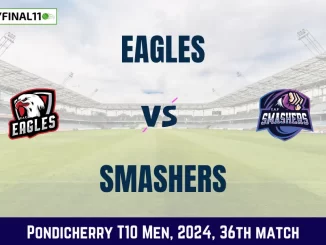 EAG vs SMA Dream11 Prediction, Pitch Report, and Player Stats, 36th Match, Pondicherry T10 Men, 2024