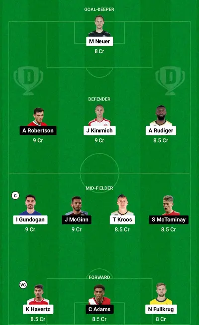 GER vs SCO Dream11 Prediction Today Football Match - Team 2