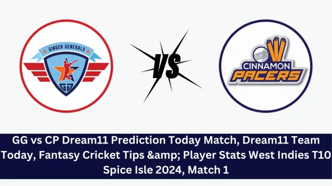 GG vs CP Dream11 prediction for the 1st match of West Indies T10 Spice Isle 2024. Get GG vs CP Dream11 team, player stats