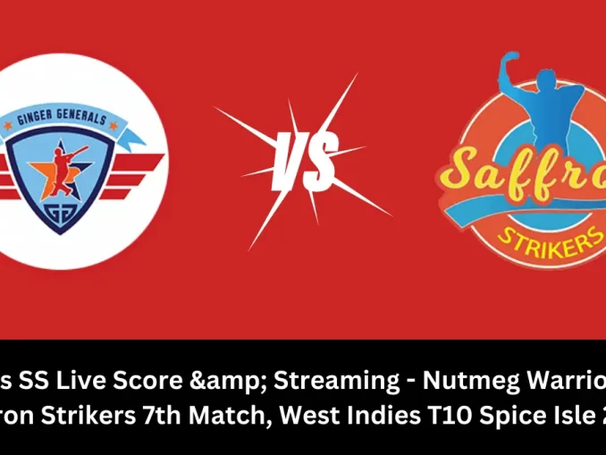 GG vs SS Live Score: The upcoming match between Ginger Generals (GG) vs Saffron Strikers (SS) at the West Indies T10 Spice Isle, 2024