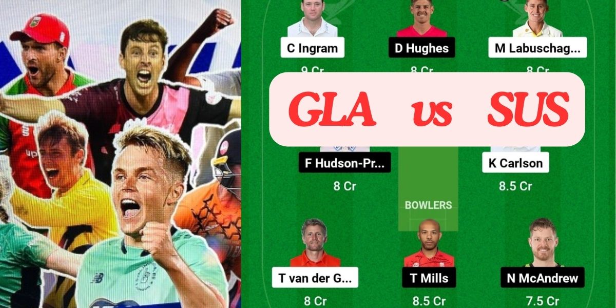 GLA vs SUS Dream11 Prediction Today Match, Dream11 Team Today, Fantasy Cricket Tips, Playing XI, Pitch Report, Player Stats, English T20 Blast 2024, North Group Match