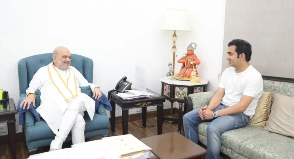 Gautam Gambhir's Meeting with Amit Shah