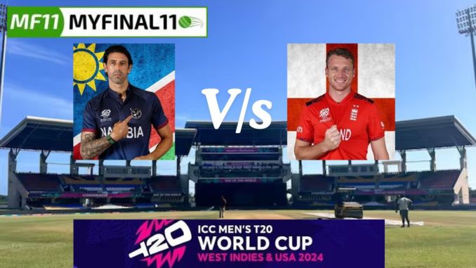 NAM vs ENG Dream11 Prediction Today Match, Dream11 Team Today, Fantasy Cricket Tips, Pitch Report, & Player Stats, ICC T20 World Cup, 2024, Match 34