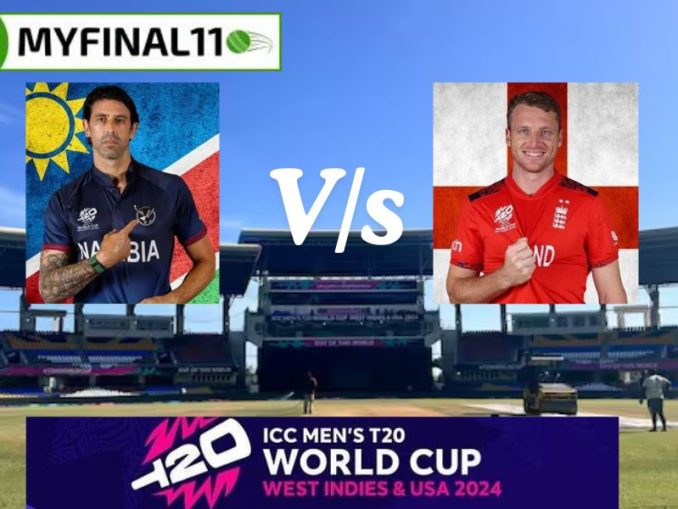 NAM vs ENG Dream11 Prediction Today Match, Dream11 Team Today, Fantasy Cricket Tips, Pitch Report, & Player Stats, ICC T20 World Cup, 2024, Match 34