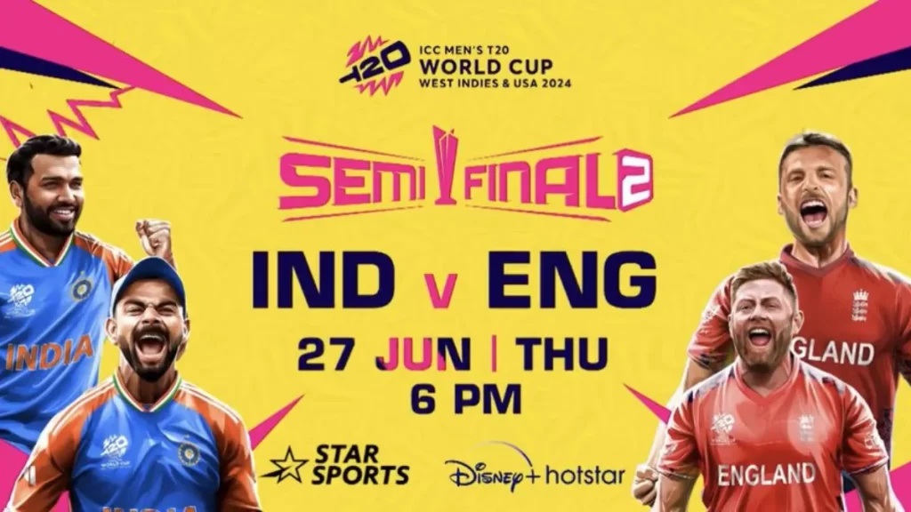 IND vs ENG: T20 World Cup 2024 Semi-Final Showdown