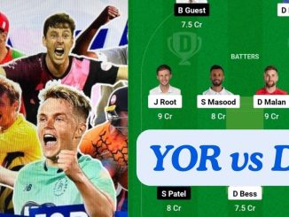 YOR vs DER Dream11 Prediction Today Match, Dream11 Team Today, Fantasy Cricket Tips, Playing XI, Pitch Report, Player Stats, English T20 Blast 2024, North Group Match