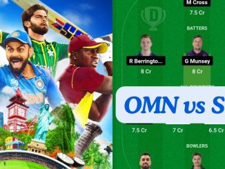 OMN vs SCO Dream11 Prediction Today Match, Dream11 Team Today, Fantasy Cricket Tips, Pitch Report, & Player Stats, ICC T20 World Cup, 2024, Match 20
