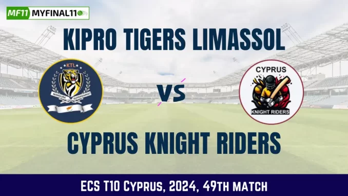 KTL vs CKR Dream11 Prediction, Pitch Report, and Player Stats, 49th Match, ECS T10 Cyprus, 2024