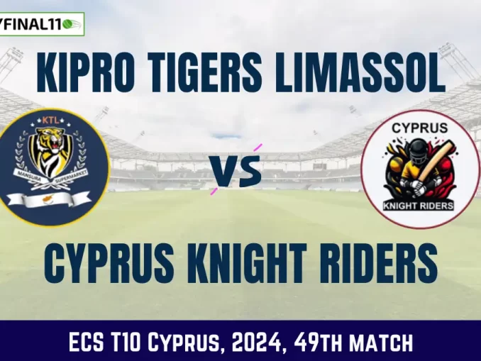 KTL vs CKR Dream11 Prediction, Pitch Report, and Player Stats, 49th Match, ECS T10 Cyprus, 2024