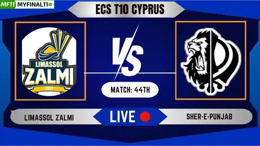 LIZ vs SEP Live Score, ECS T10 Cyprus, 2024, Limassol Zalmi vs Sher-e-Punjab Live Cricket Score & Commentary - 44th Match