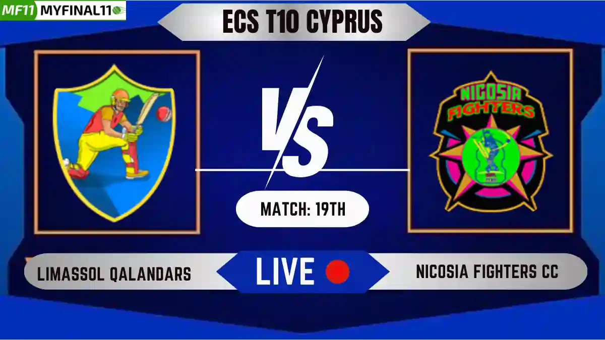 LQ vs NFCC Live Cricket Score & Commentary - Match 19th, ECS T10 Cyprus 2024