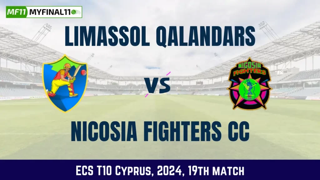 LQ vs NFCC Dream11 Prediction, Pitch Report, and Player Stats, 19th Match, ECS T10 Cyprus, 2024