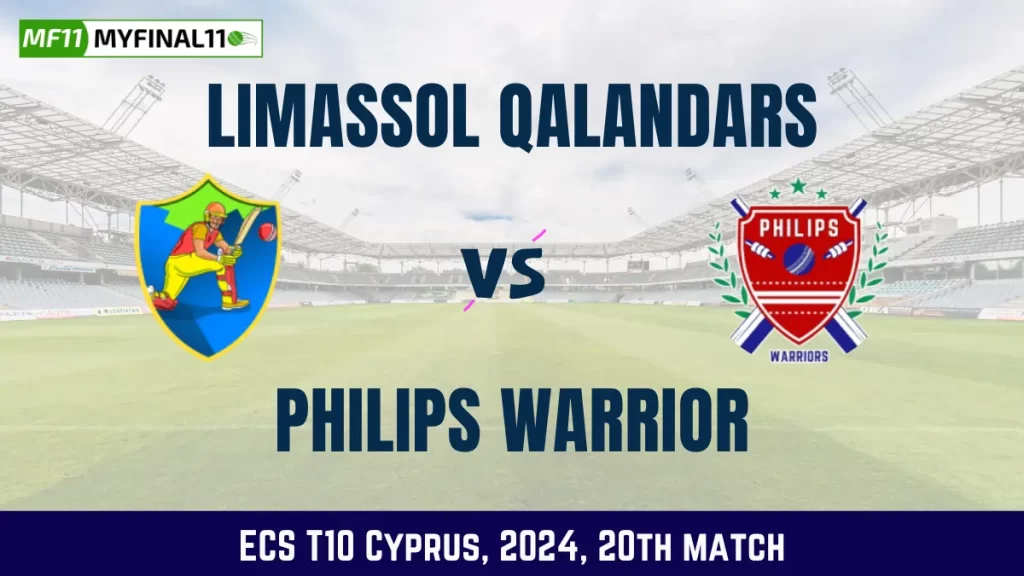 LQ vs PLP Dream11 Prediction, Pitch Report, and Player Stats, 20th Match, ECS T10 Cyprus, 2024