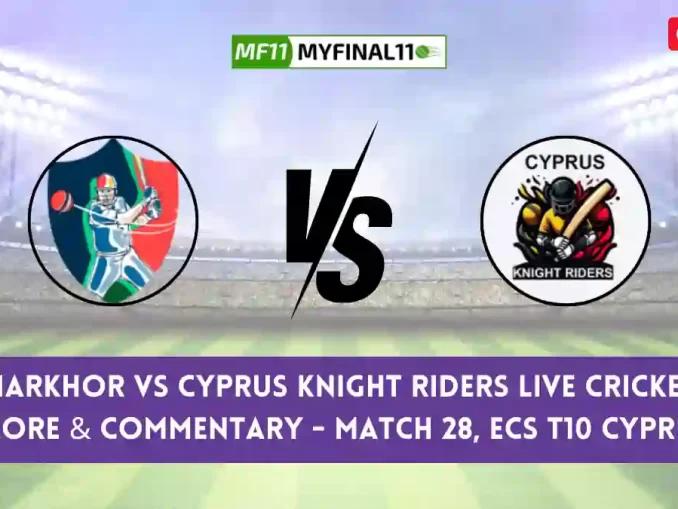 MAR vs CKR Live Cricket Score & Commentary - Match 28, ECS T10 Cyprus 2024