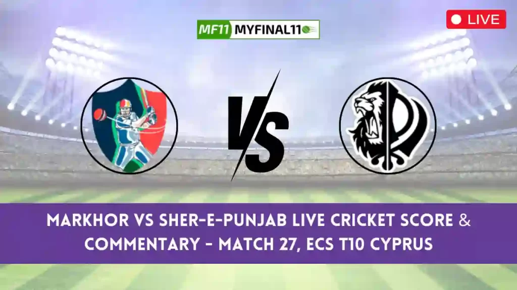 MAR vs SEP Live Cricket Score & Commentary - Match 27, ECS T10 Cyprus 2024