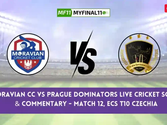 MCC vs PRD Live Cricket Score & Commentary - Match 12, ECS T10 Czechia 2024