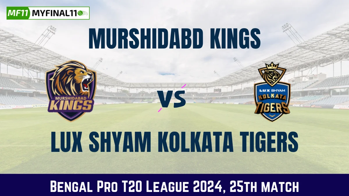 MK vs LSKT Dream11 Prediction, Fantasy Cricket Tips, Pitch Report, Player Stats, 25th Match, Bengal Pro T20 League 2024