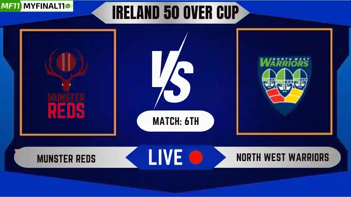 MUR vs NWW Live Score, Ireland Inter-Provincial Limited 50 Over Cup, 2024, Munster Reds vs North West Warriors Live Cricket Score & Commentary - 6th Match