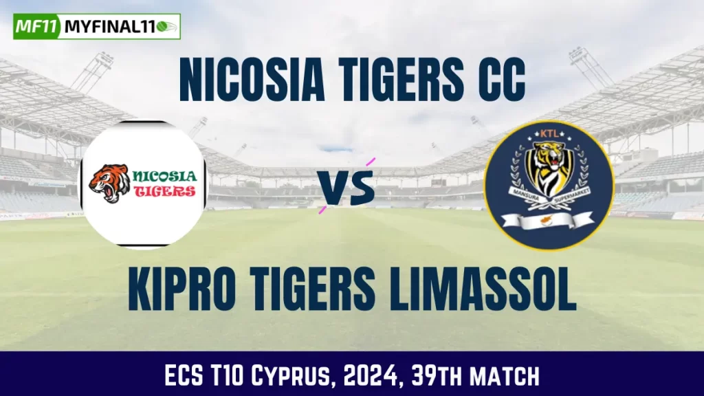 NCT vs KTL Dream11 Prediction, Pitch Report, and Player Stats, 39th Match, ECS T10 Cyprus, 2024