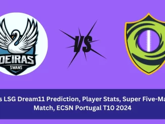 OEI vs LSG Dream11 Prediction Oeiras vs Lisbon Super Giants Dream11 OEI vs LSG Player Stats: Oeiras (OEI) and Lisbon Super Giants (LSG)