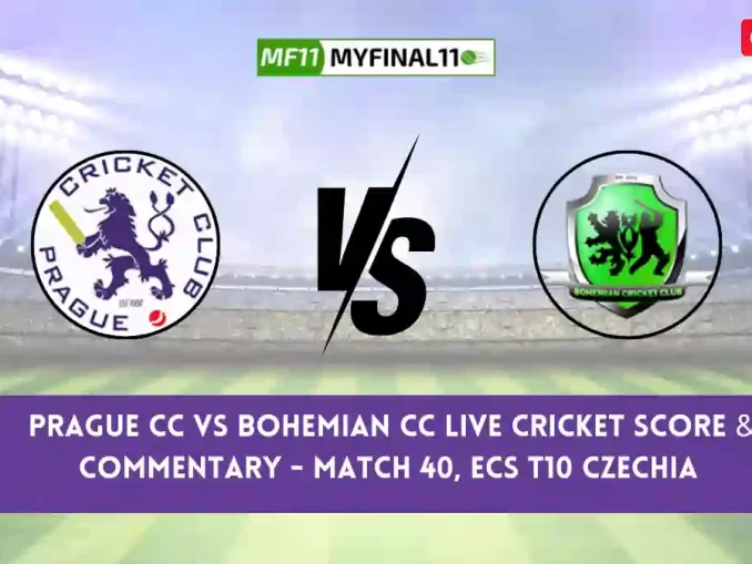 PCC vs BCC Live Score, Scorecard, Prague CC vs Bohemian CC Live Cricket Score - Match 40, ECS T10 Czechia 2024