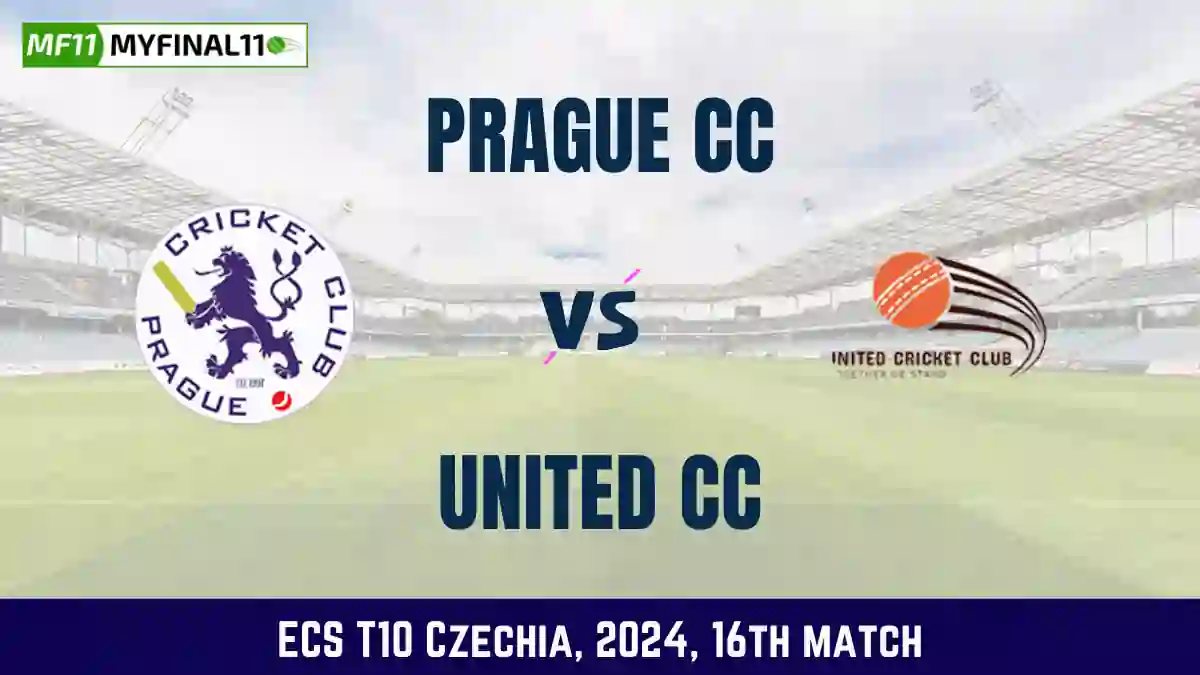 PCC vs UCC Dream11 Prediction, Pitch Report, and Player Stats, 16th Match, ECS T10 Czechia, 2024