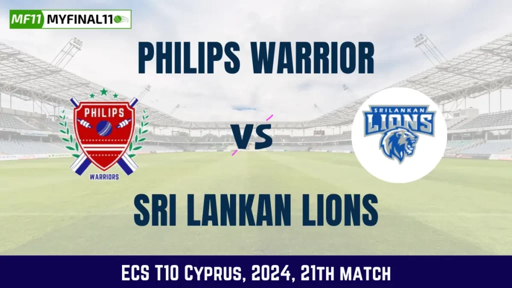 PLP vs SLL Dream11 Prediction, Pitch Report, and Player Stats, 21st Match, ECS T10 Cyprus, 2024