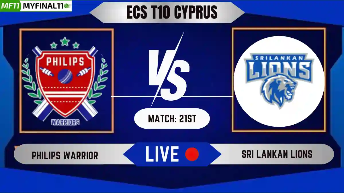 PLP vs SLL Live Cricket Score & Commentary - Match 21st, ECS T10 Cyprus 2024