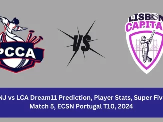 PNJ vs LCA Dream11 Prediction Punjab CC vs Lisbon Capitals Dream11 PNJ vs LCA Player Stats: Punjab CC (PNJ) and Lisbon Capitals (LCA)