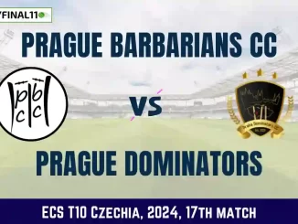 PRB vs PRD Dream11 Prediction, Pitch Report, and Player Stats, 17th Match, ECS T10 Czechia, 2024