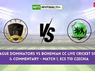PRD vs BCC Live Cricket Score & Commentary - Match 1, ECS T10 Czechia 2024