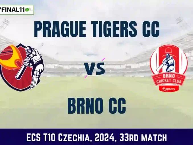 PRT vs BRN Dream11 Prediction, Pitch Report, and Player Stats, 33rd Match, ECS T10 Czechia, 2024